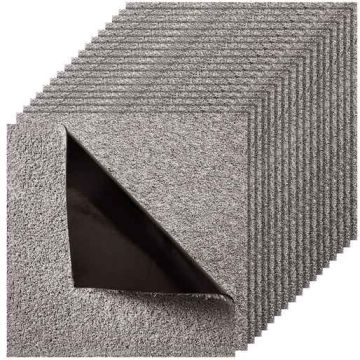 Ковровые плитки VEVOR, 10 шт, Коричневые, 457,2 × 457,2 × 12 мм