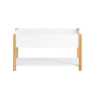 Lasten hylly 85x42x45cm., valkoinen/vaaleanruskea