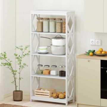 Bookshelf, 5-tier, 70 × 155 × 30 cm