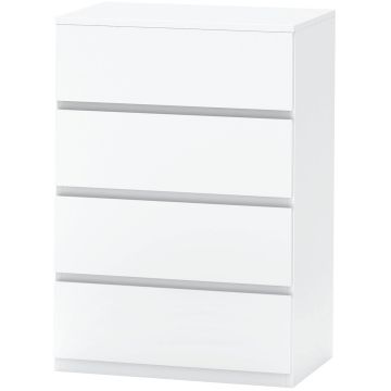 Lipasto Homcom 55x33x80cm, valkoinen