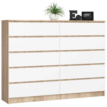 Lipasto K160, tammi/valkoinen