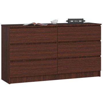 Lipasto NORE K120 6 laatikolla, tummanruskea