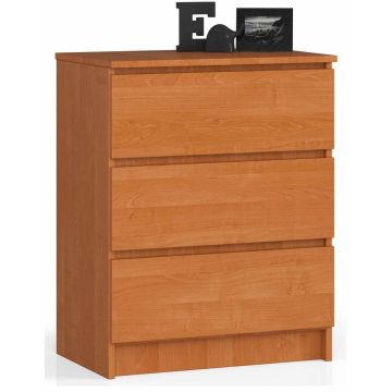 Lipasto NORE K60, 3 laatikkoa, ruskea