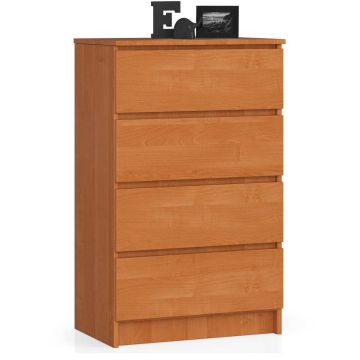 Lipasto NORE K60, 4 laatikkoa, ruskea