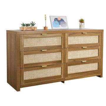 Lipasto VEVOR KLTC-01, 6 laatikkoa, ruskea, 144,5 × 79,5 × 45 cm