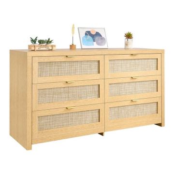 Lipasto VEVOR KLTC-02, 6 laatikkoa, 144,5 × 79,5 × 45 cm