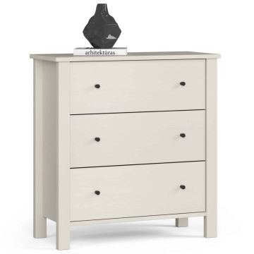 Lipasto K80 Vine, 3 laatikkoa, harmaa