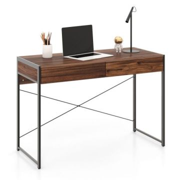 Computer desk, 2 drawers, 112 × 76 × 48 cm