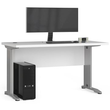 Компьютерный стол BM-135, белый, 135 × 76 × 60 см