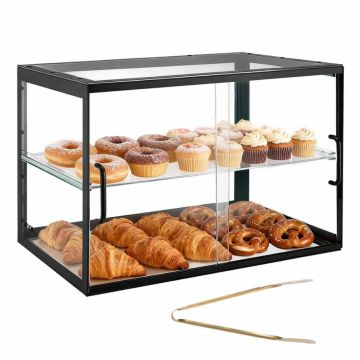 Konditoriavitriini VEVOR GTDAP04, 2 tasoa, 550 × 385 × 390 mm
