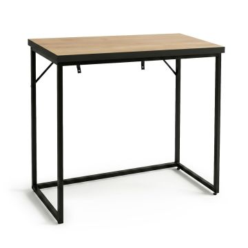Konsolipöytä ORIGO, tammi/musta, 90 × 75 × 35 cm