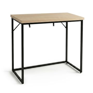 Konsolipöytä ORIGO, ruskea/musta, 90 × 75 × 35 cm