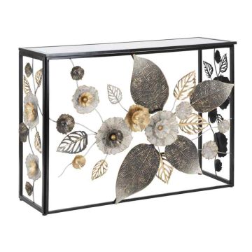Console table Mauro Ferretti Glam Dark, 111.8 × 80 × 41.9 cm