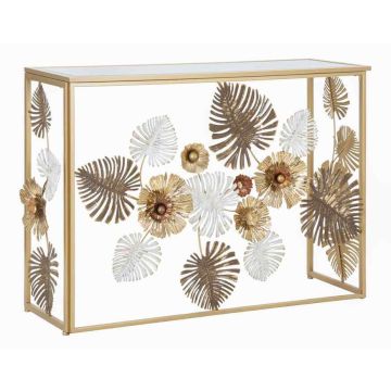 Console table Mauro Ferretti Glam Floris, 113 × 80 × 40 cm