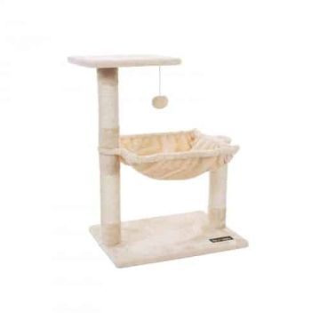 Raapimispuu riippumatolla 70 cm, beige
