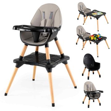 Baby high chair, 6 in 1, 62 × 100 × 62 cm
