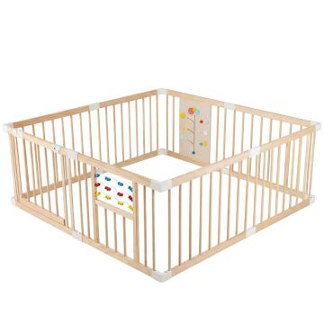 Baby playpen, 8 parts, 156 × 159 cm