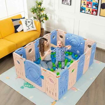 Игровой манеж для малыша, 16 панелей