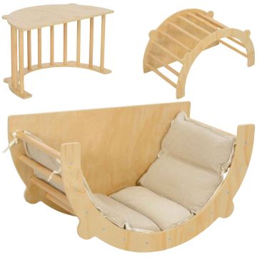 Kiipeilykaari, 3-in-1, 90 × 52 × 50 cm