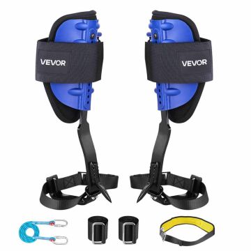 Комплект шипов для лазания по деревьям VEVOR ROPE-G-007, Регулируемый по высоте, 17,5 × 16,5 × 43 см