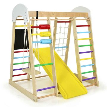 Climbing play center, 8 in 1, 124.5 × 119.4 × 138.4 cm