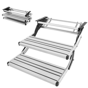 Matkailuautoaskelmat VEVOR TWGCP00161, 2 askelmaa, 554 × 400 × 250 mm