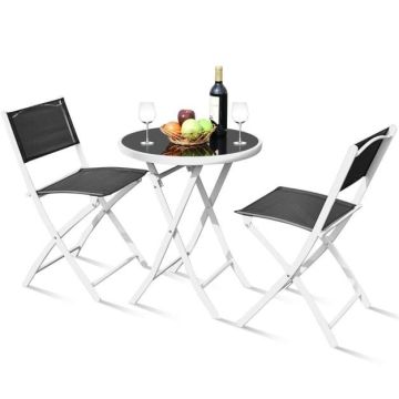 Outdoor furniture set, 3 pieces