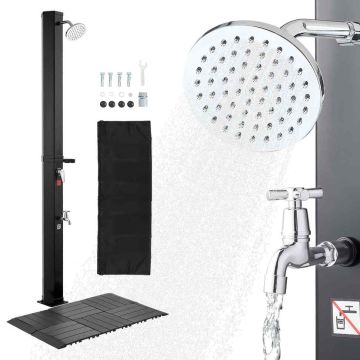 Ulkosuihku VEVOR LY35L09-F, 35 l, lattiasarjalla, Musta, 400 × 255 × 2160 mm