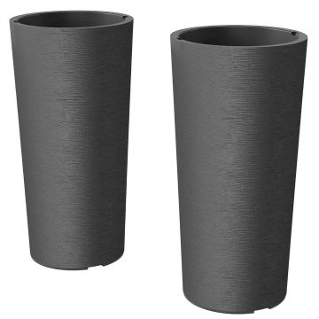 Ulkokukkaruukkujen sarja, 2 kpl, 35 × 35 × 60 cm