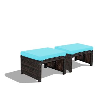 Outdoor footstools, 2 pcs, 49.5 × 33 × 38.1 cm