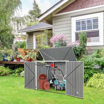 Outdoor storage unit, with two doors, 182.88 × 91.44 × 152.4 cm