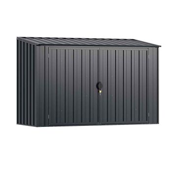 Outdoor storage shed, with lockable doors, 76 × 34 × 50 inches