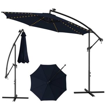 Outdoor umbrella, 112 LED lights, 303 × 243.5 cm