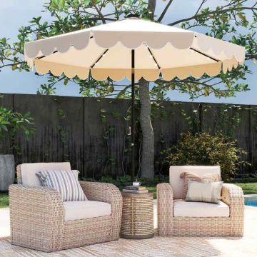 Outdoor umbrella, 24 LED lights