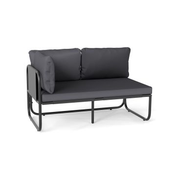 Outdoor sofa, 2-seater, 116 × 65 × 59 cm