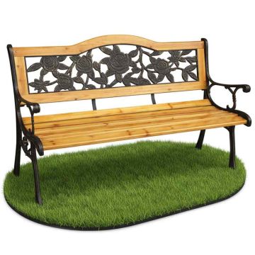 Ulkopenkki ROSA, Ruskea, 125 × 76,5 × 52 cm