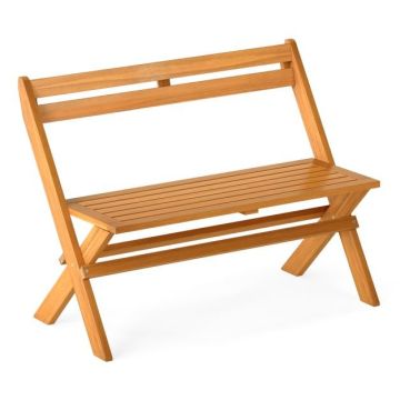 Outdoor bench, foldable, for two people, 55.88 × 106.68 × 80.01 cm