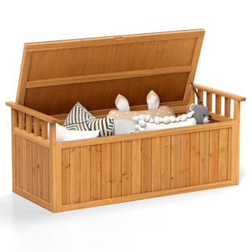Outdoor bench, 209 l storage box, 128 × 58 × 53 cm