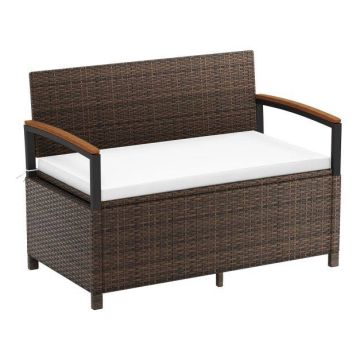 Ulkokäyttöön tarkoitettu säilytyspenkki, 175 l, 47 × 33 × 24 tuumaa