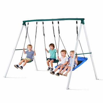 Ulkokeinusarja VEVOR JX-OGSW-003-2, 3 istuinta, 312 × 200 × 220 cm