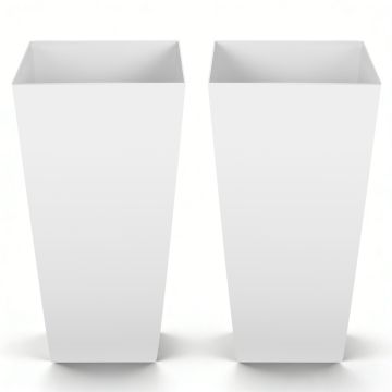 Ulkoruukkusetti VEVOR F3366W-WT, 2 kpl, Valkoiset, 32,5 × 66,5 × 32,5 cm