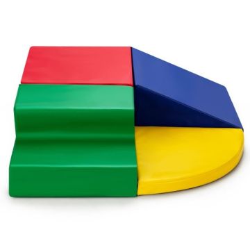Educational Foam Blocks Set, 4 Pieces, Multicolored