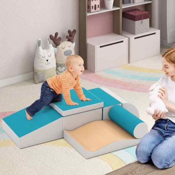 Educational toy block set, 7 pieces