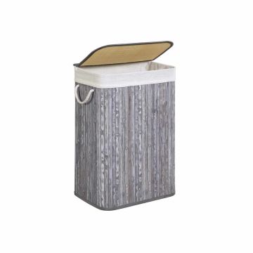 Корзина для белья 72 л, винтажный серый