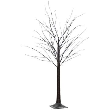 LED-koivu, 96 LED-valoa, 22 × 22 × 150 cm