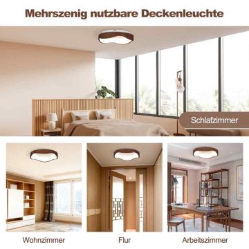 LED-kattovalaisin, 24 W, 3000 K, Ø 41,5 × 10 cm