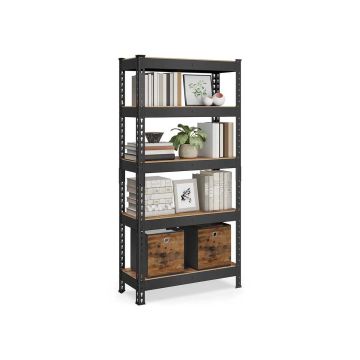 SONGMICS Shelving Unit, 5 Shelves, 75 × 150 × 30 cm