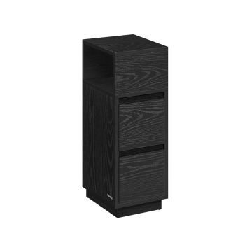 Прикроватная тумбочка 30х25х65см., черная