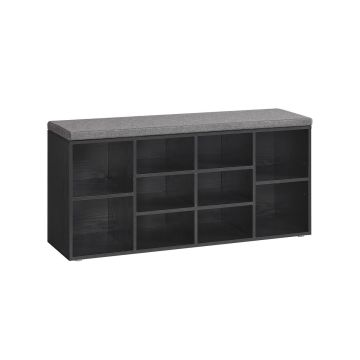 Käytävän penkki 30x104x48cm, musta