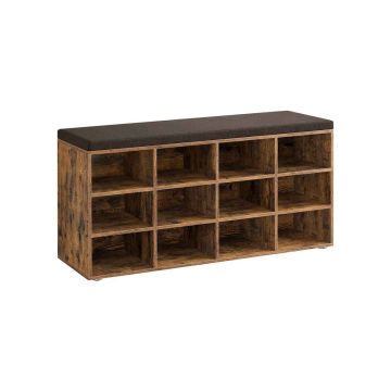 Käytävän penkki 30,3x104x48cm, ruskea